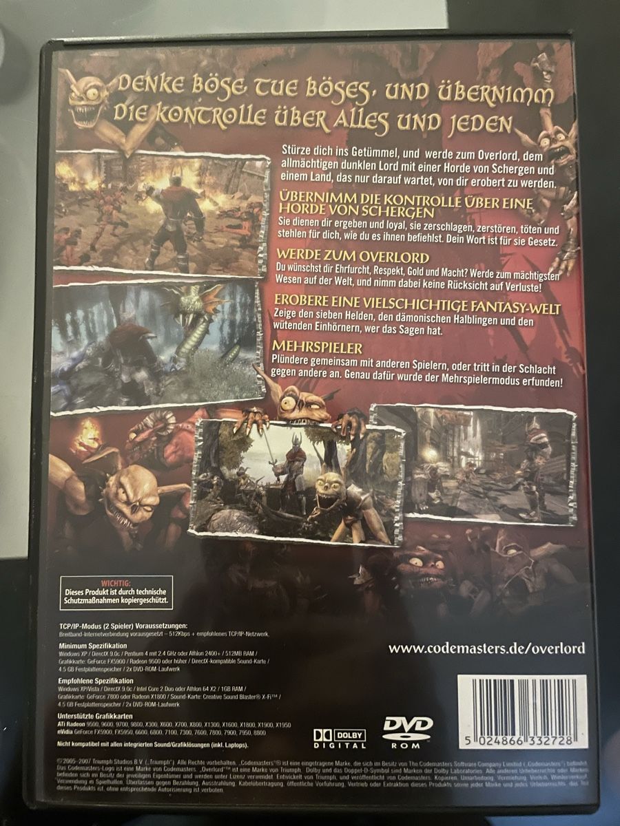 Giochi: PC Spiel Overlord gebraucht – Usato da Grenchen venduto da sabi.sk92 1