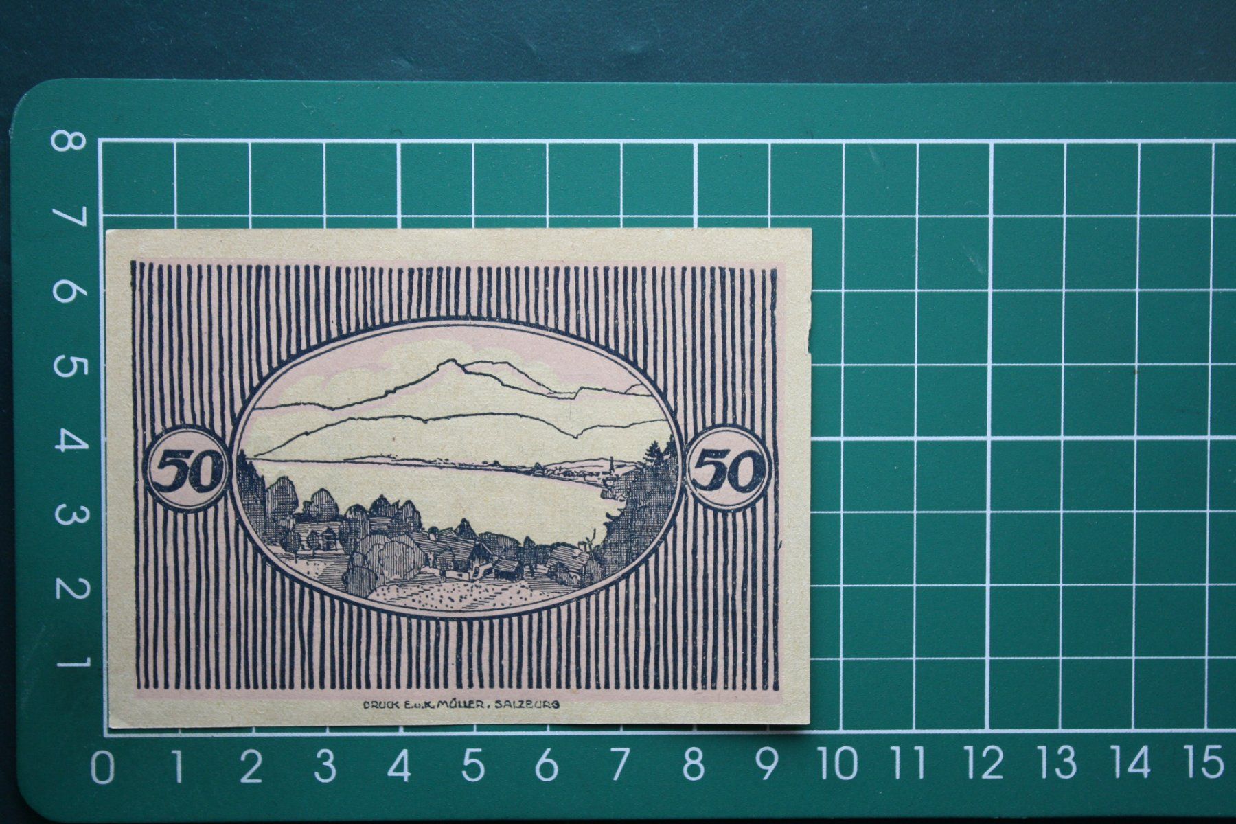 Banconote: currency voucher austria st.gilgen 50 heller 1920 – Usato da Laupen BE venduto da Gufi57 1