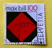 Nr.1294  Max Bill Sondermarken GESTEMPELT 2008   