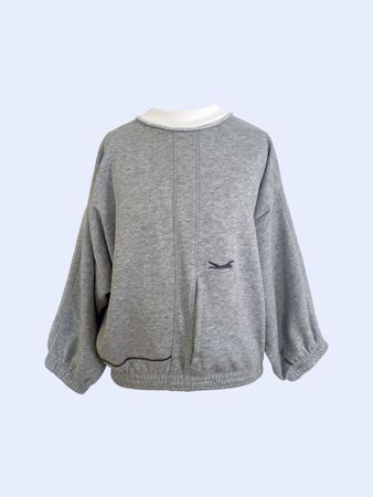 odd eye upcycled sweatshirt Gr.36