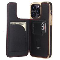 Case Hülle Luxus PU Leder für iPhone 16 15 14