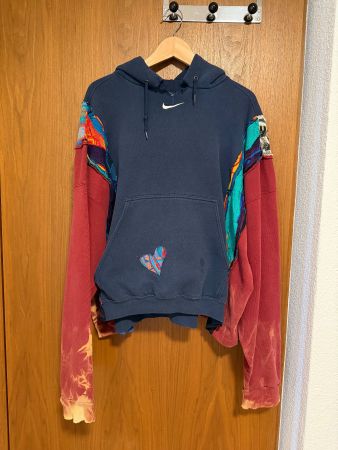 Defective Garments Nike Patchwork Hoodie