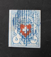 Rayon I, mit schöner blauer Raute, Attest !