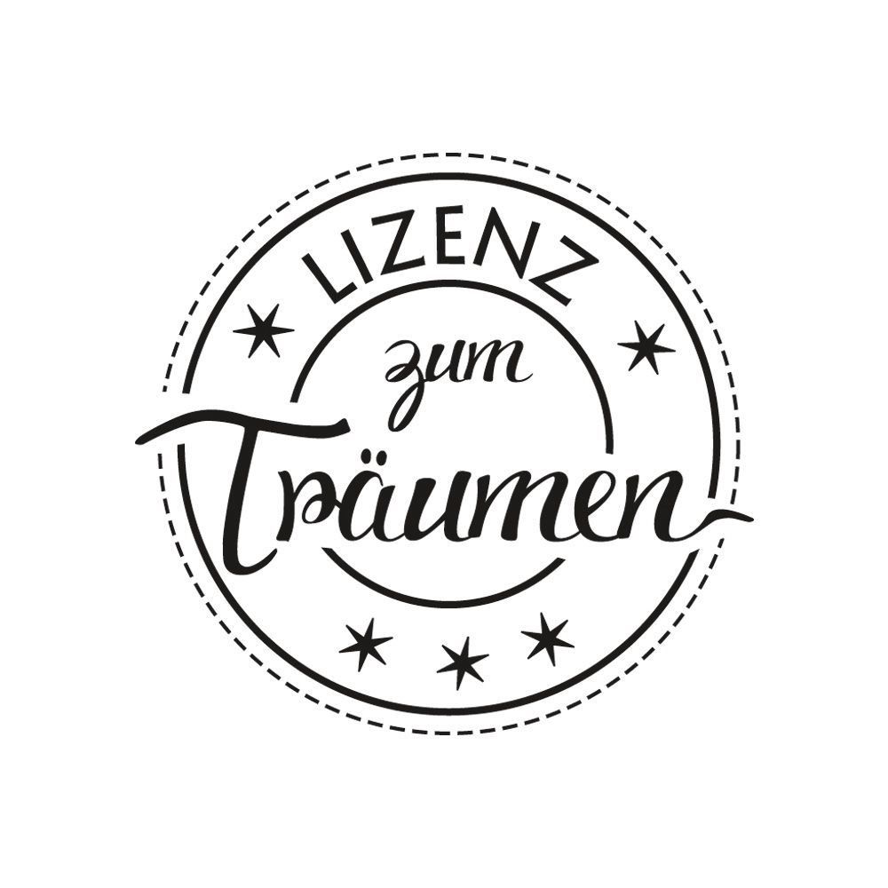Motivstempel: Stempel “Lizenz zum Träumen” – Neu und originalverpackt aus Winterthur von schnuggi88 1