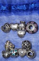 Pandora Charms, 11 Stück, Silber, Top Zustand
