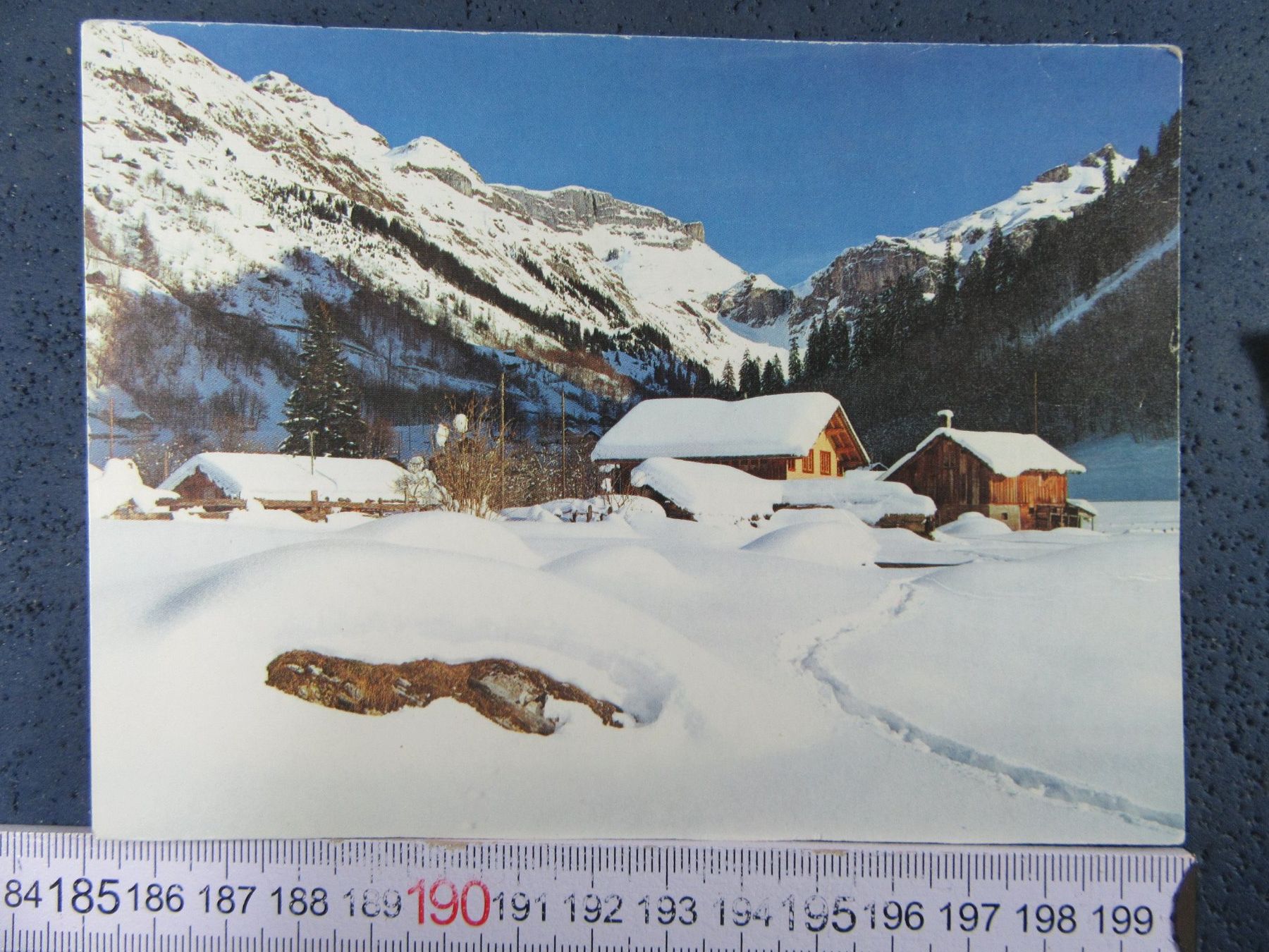 Ansichtskarten: UNTERSCHÄCHEN SCHNEE URI AK – Gebraucht aus Ettingen von Hausi4711