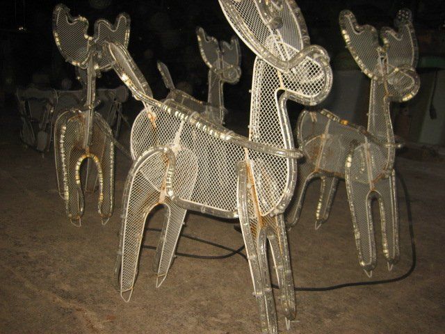 Ghirlande e barre luminose: Rentier Schlitten Lichterkette – Usato da Winterthur venduto da pf02 7
