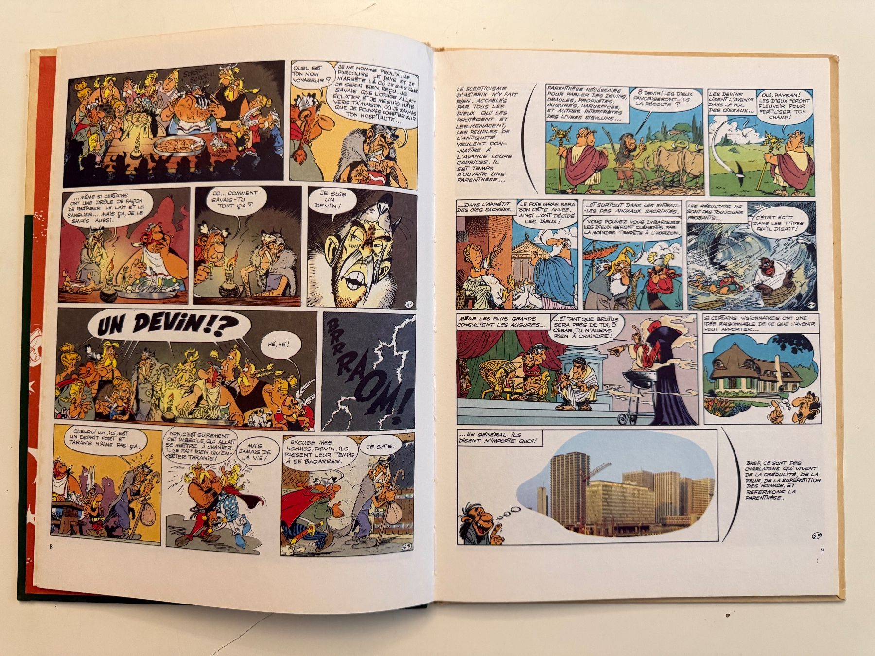 Fumetti: Asterix - LE DEVIN - HARDCOVER - 1972 – Usato da Münsingen venduto da Ganjam 4