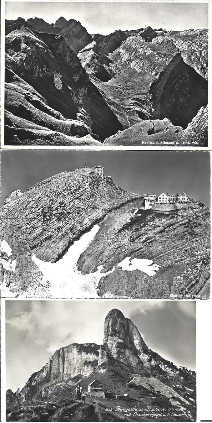 Cartoline postali: AK Alpstein 12x – Usato da Appenzell venduto da mai25 3