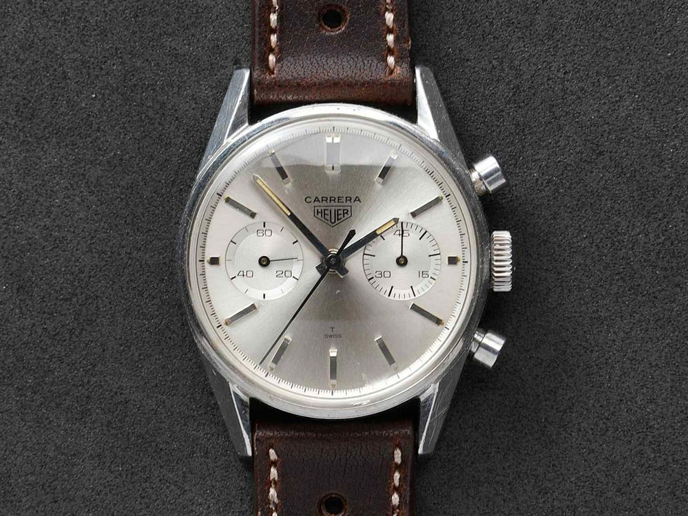 Tag Heuer Orologi: Heuer Carrera 45 ref. 3647S, serviced – Usato da Luzern venduto da ChronoScope6004