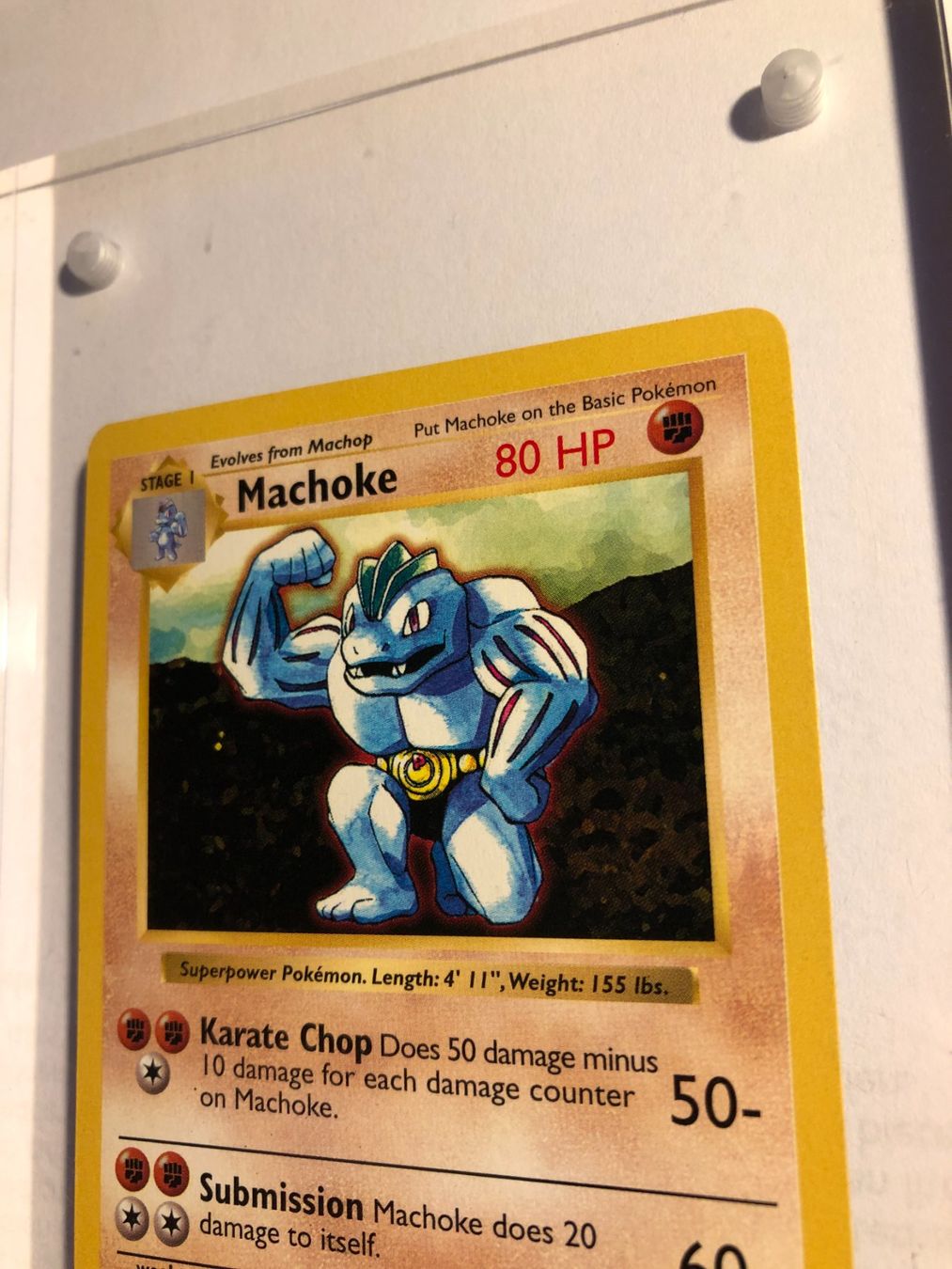 Carte collezionabili: Machoke (uncommon) Base Set Shadowless - NM - ab 1.- – Usato da Giubiasco venduto da dan_pr8b 3