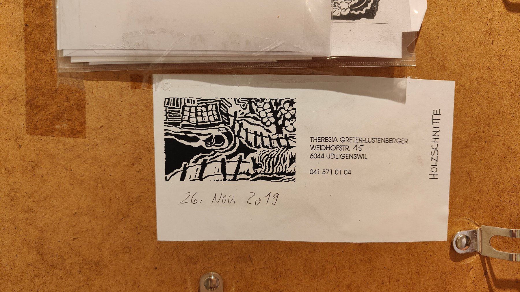 Xilografie: Th. Greter: Holzschnitt "Ein Maientag" + Extras – Usato da Greifensee venduto da Andloe 3
