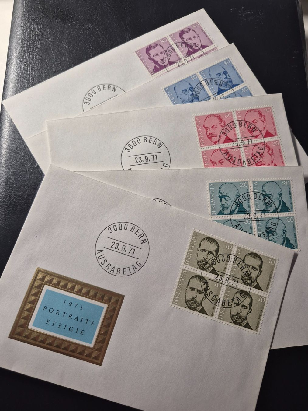 Tutti i francobolli: 1971 Portraits Effegie – Usato da Grüningen venduto da bestak1