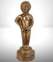🇧🇪 Manneken Pis Brüssel | Vintage Figur | Messing Souvenir