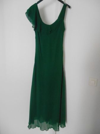 Figurbetrontes Maxikleid Gr. 40