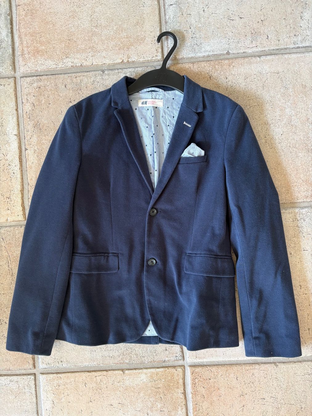 H&M Giacche & Cappotti: H&M Sakko dunkelblau Grösse 152 – Usato da Buchs ZH venduto da gavvier