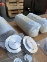 Aluminium Zahnräder und Zahnriemen Restposten