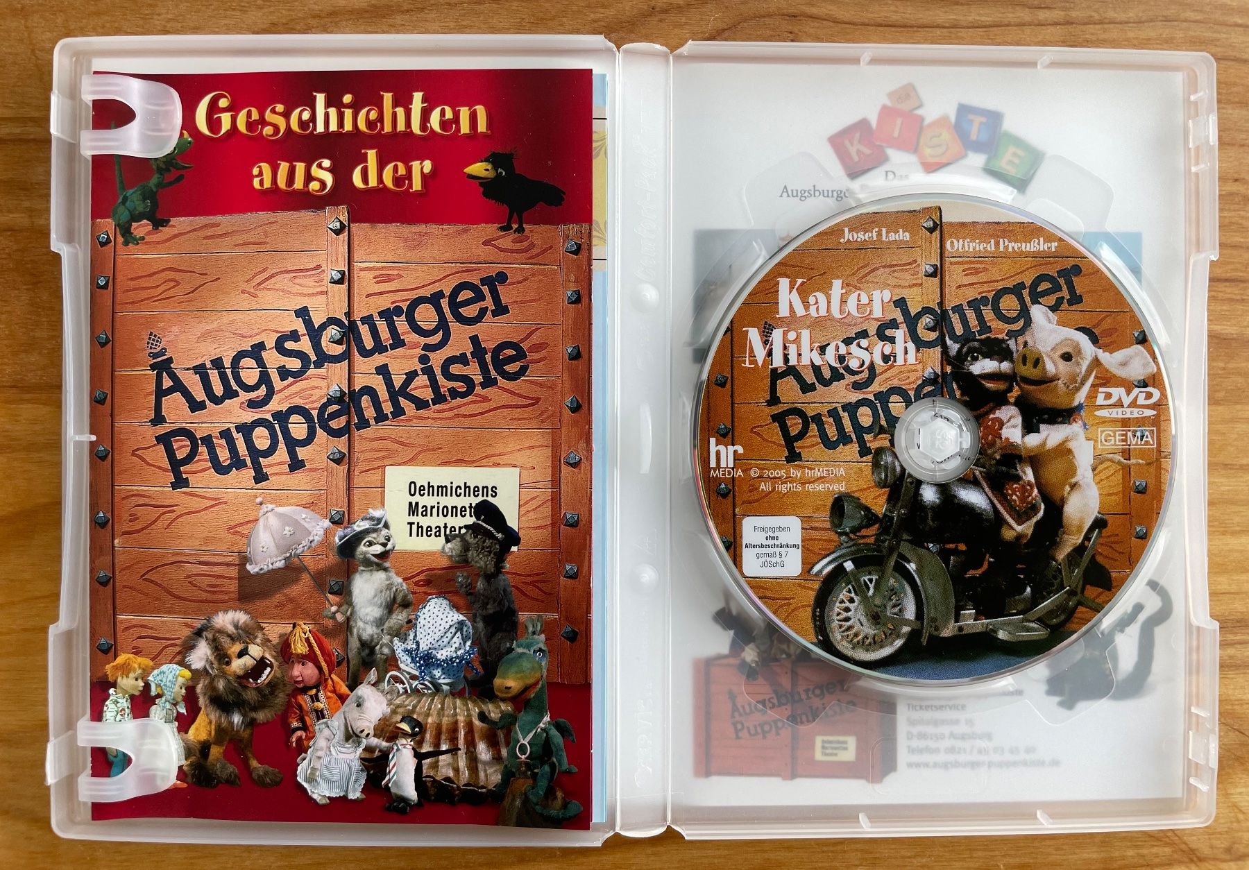 Tutti i DVDs: DVD Kater Mikesch - Augsbuger Puppenkiste – Usato da Eglisau venduto da felix_ch 2