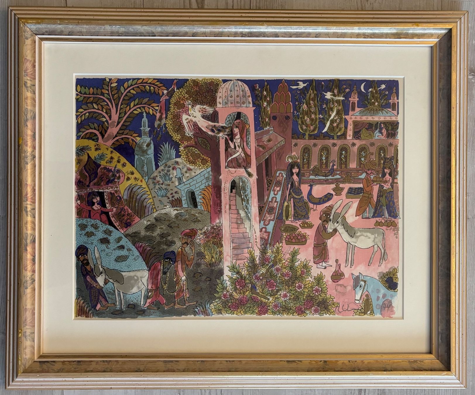 Arts picturaux & lithographies: Robert Wyss (1925-2004) Farblithografie handsign., numeriert – D'occasion à Rütihof par til_68lp 1