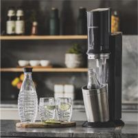 Gebr. Soda Stream Cristal  Wassersprudler mit 4 Glasflachen