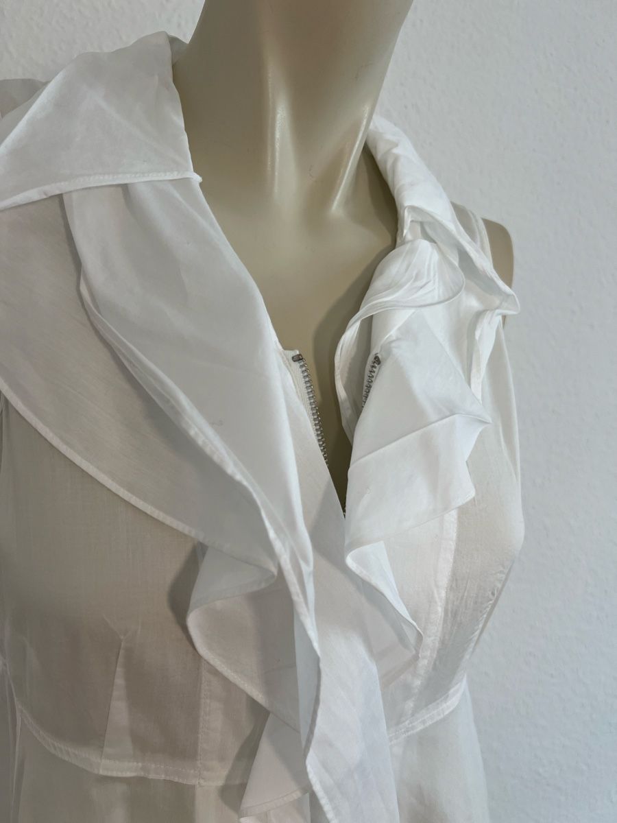 Strenesse Vestiti: STRENESSE Weisses Kleid Gr 34 Baumwolle – Usato da Basel venduto da Bettybooo 1
