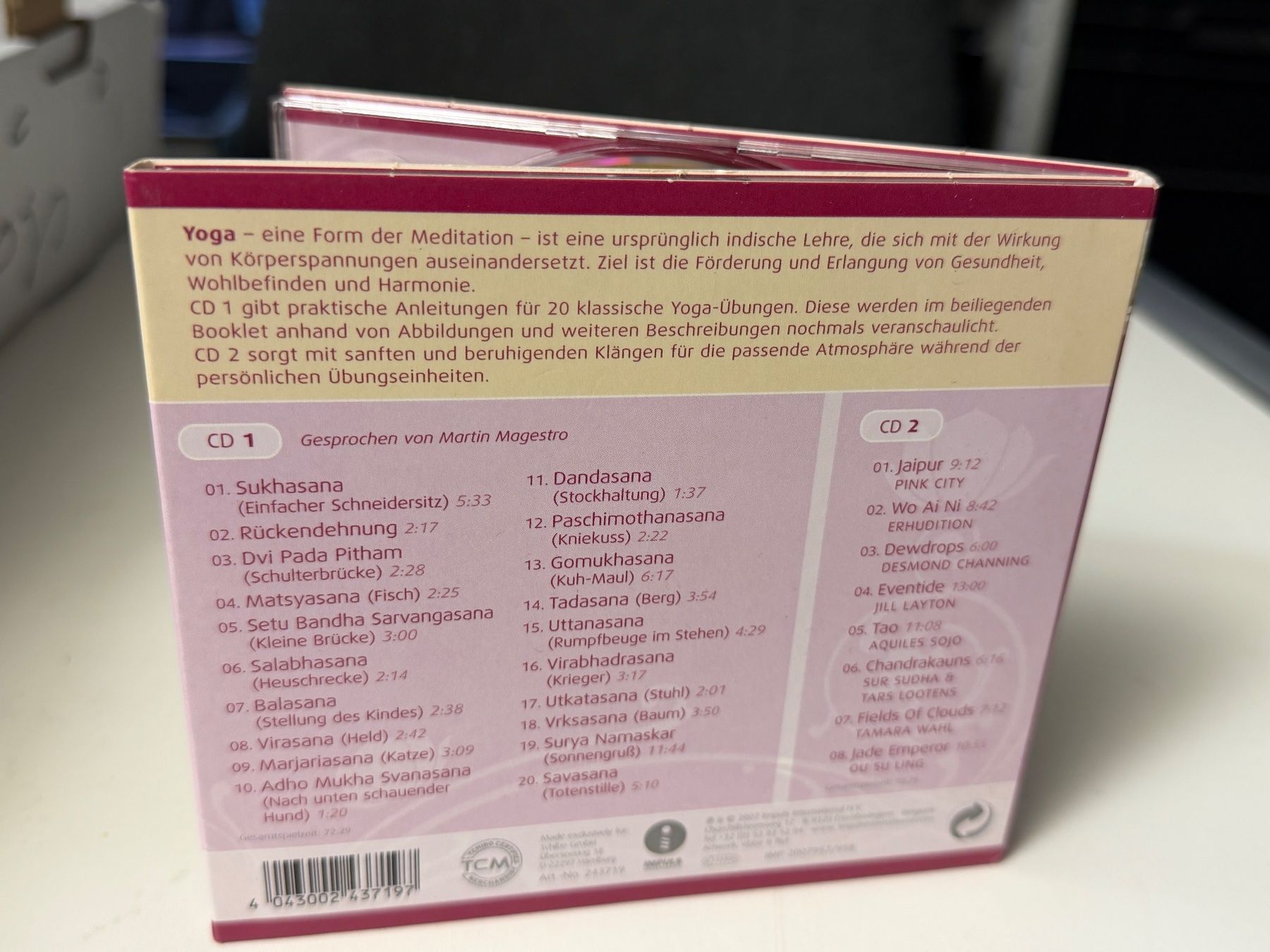CD: Martin Magestro - Yoga - HG41C – Nuovo (secondo la descrizione) da Küsnacht ZH venduto da JazzRecords 1