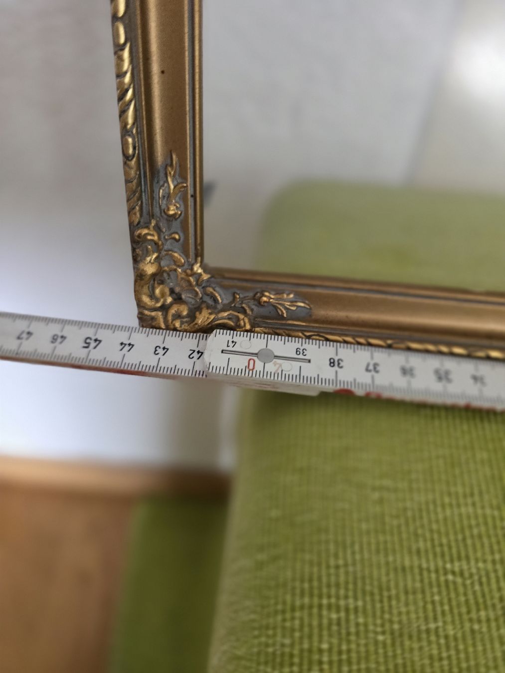 Bilderrahmen: Holzrahmen mit Glasabdeckung 44cm x 34 cm – Gebraucht aus Thal von Vintagekeller 3