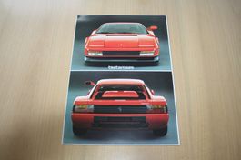 Ferrari Mono Specchio Testarossa Prospekt 10/1984