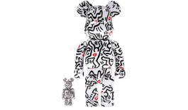 Bearbrick Keith Haring #8 100% & 400% Set