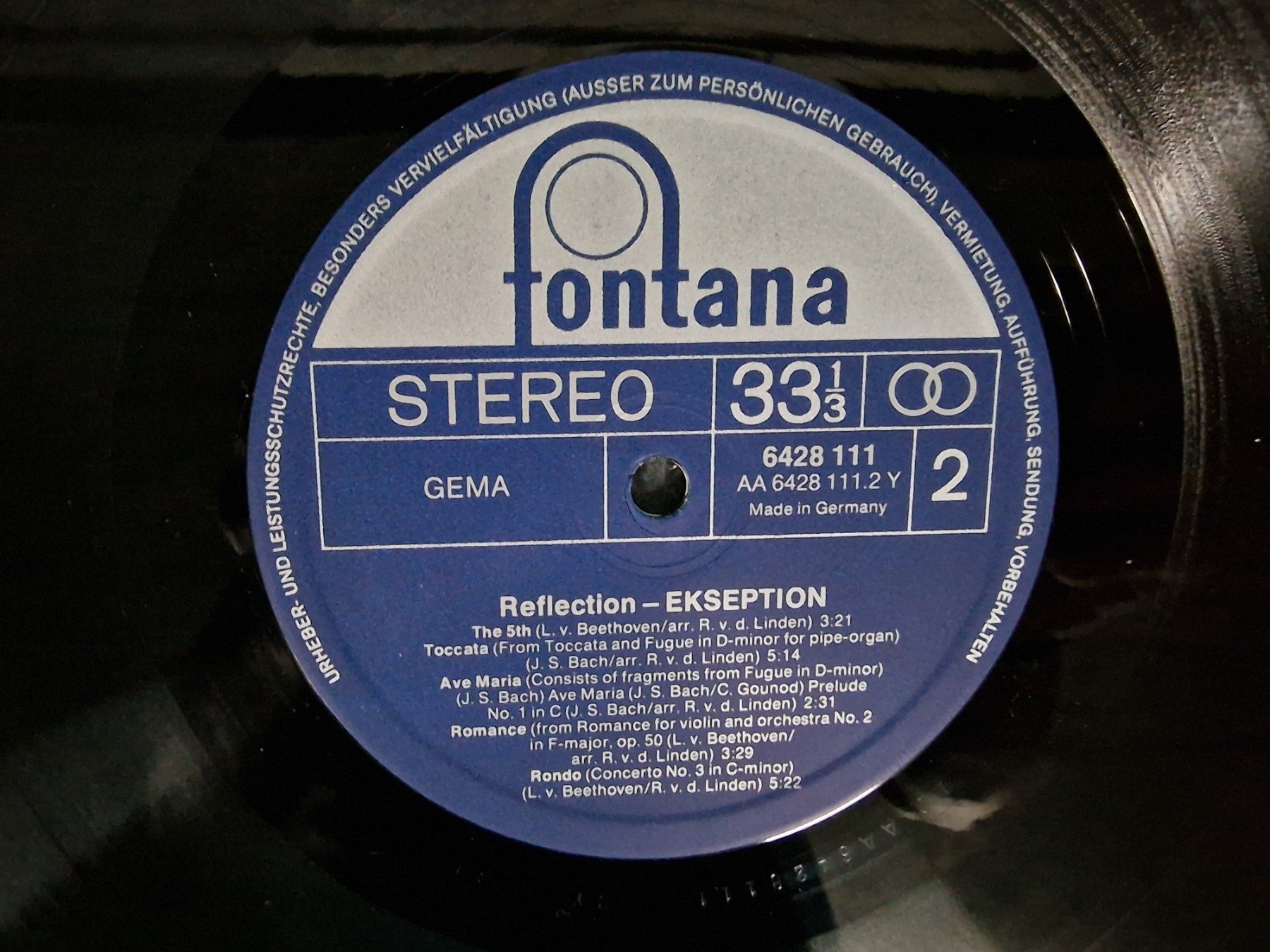 Dischi in vinile: Ekseption LP – Reflection – Usato da Root venduto da atelier22 2