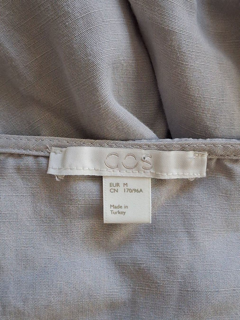 Cos Blusen: Hellgraues Sommer Wickelshirt COS Leinen Gr. M/L – Gebraucht aus Ried-Brig von Zzyzx 5