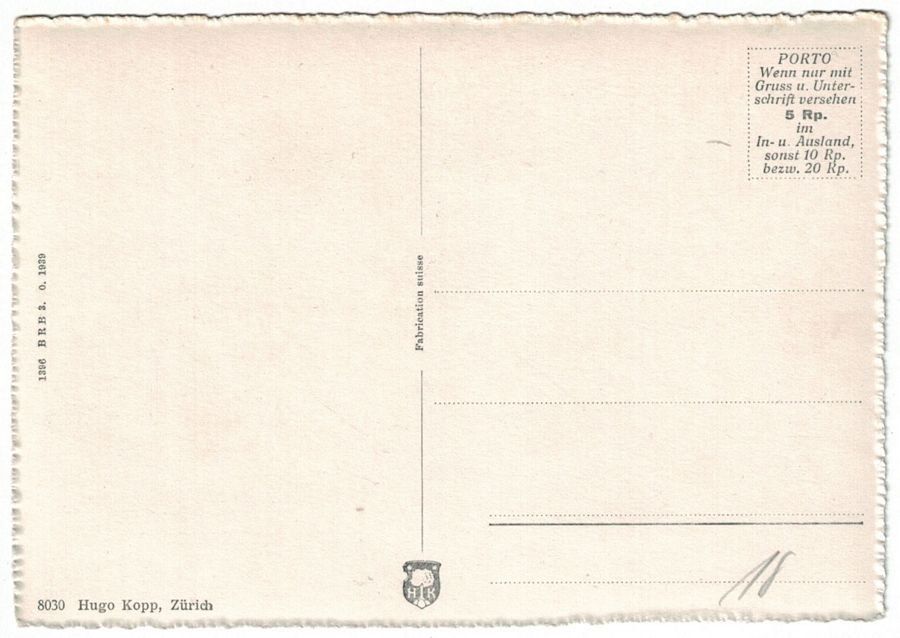 Cartes postales: Oberburg, um 1945-50 – D'occasion à Frauenfeld par POML 1