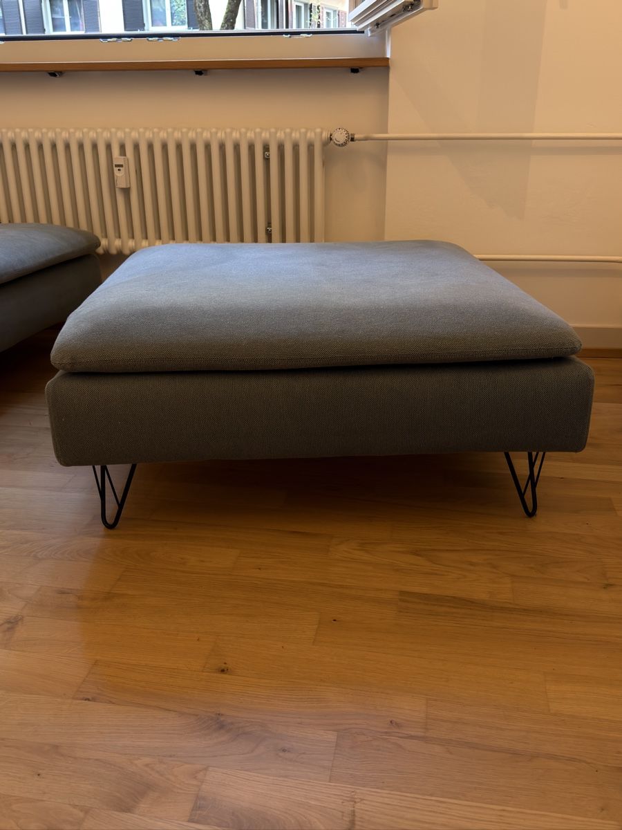 Ikea Hocker: Ikea Söderhamn Hocker graublau – Gebraucht aus Zürich von alebazias 1