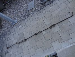 Handgeschmiedete, antike Eisenkette