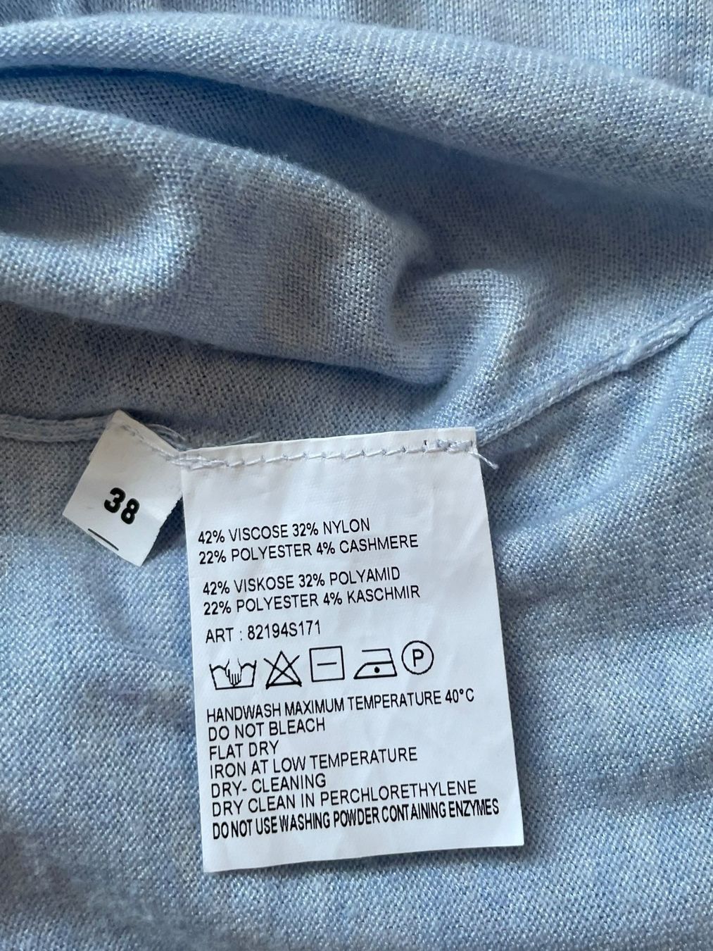 Repeat Pullover & Sweatshirts: Pullover, Dtlm by Repeat, Damen, Grösse 38, hellblau – Neu (gemäss Beschreibung) aus Luzern von Roger3022 5