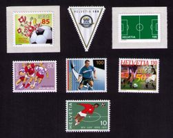 1972-2008_7 FUSSBALLMARKEN_Alle noch frankaturgültig ! **