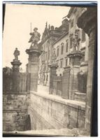 Fotografie Ellingen, Schloss und Statuen