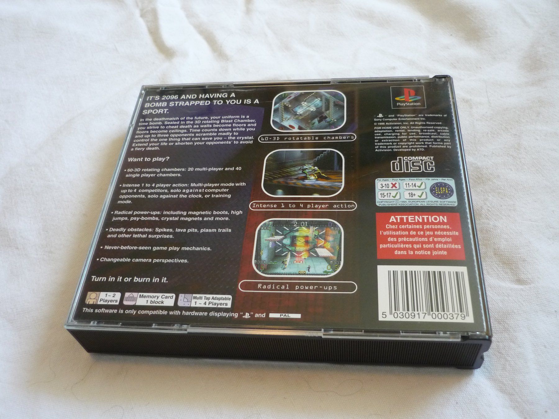Sony Spiele: Videospiel - PS1 Playstation - Blast Chamber – Gebraucht aus Beringen von zzRegal 2