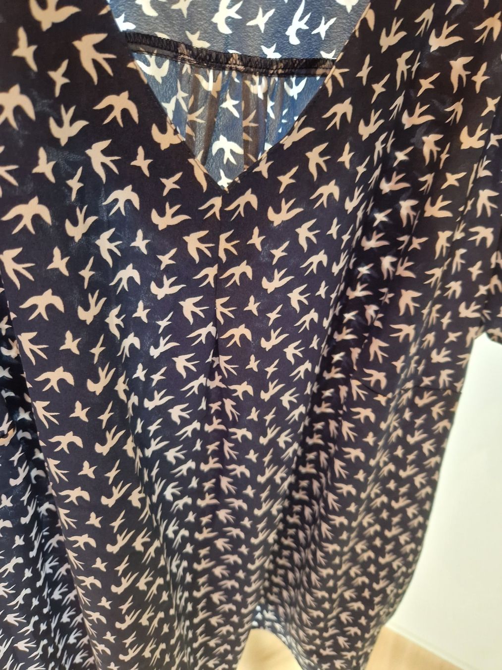 Blusen: Bluse Blau mit Weiss – Gebraucht aus Niederbipp von Trude04 1