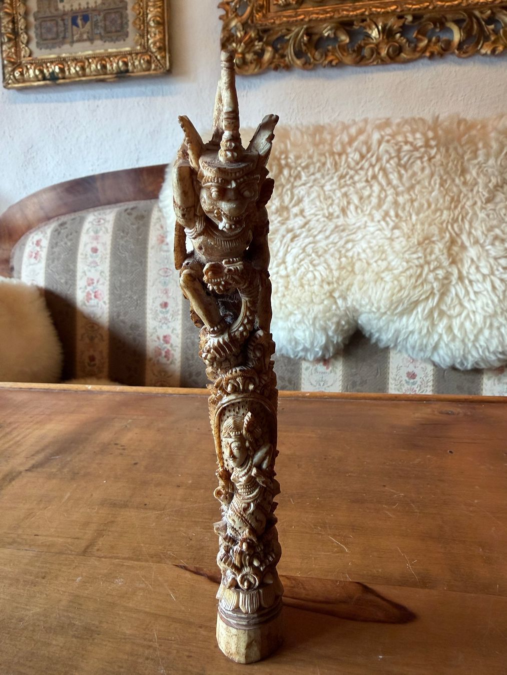 Statuette: buddhistische oder hinduistische Gottheit Thailand oder Bali – Usato da Zofingen venduto da Schekke 2