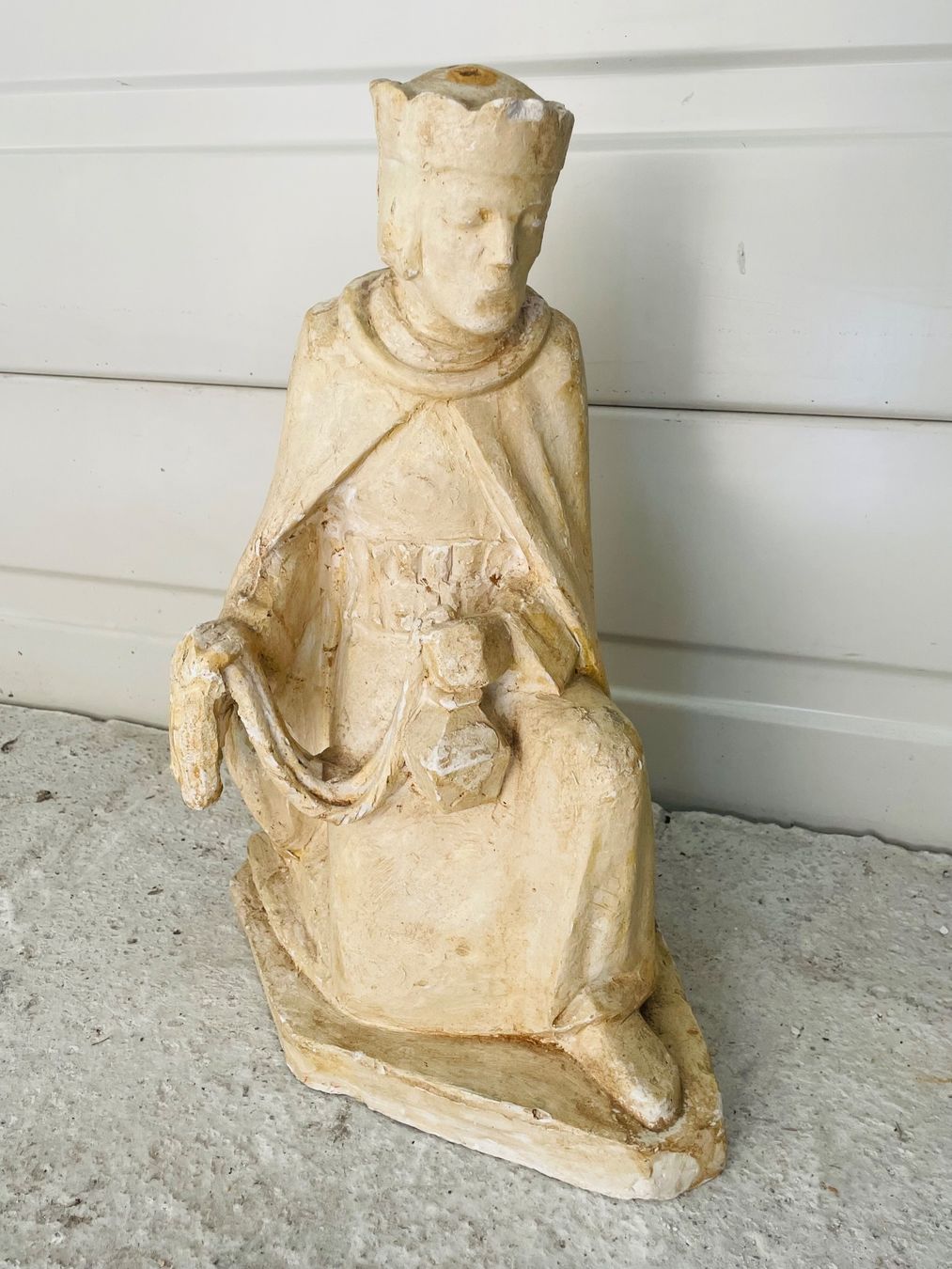 Sculture & Statue: Skulptur König Figur Statue – Usato da Lungern venduto da Barbados04