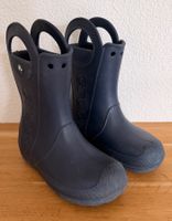 Schuhe - CROCS Gummistiefel blau Gr. J2 / 33-34