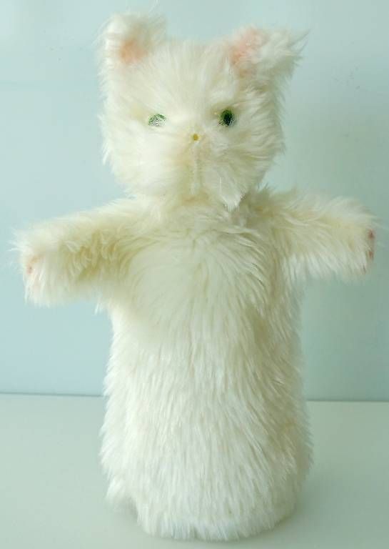 Giocattoli: Kasperlitheater Weisse Katze Handpuppe – Usato da Sissach venduto da glrpmpfk
