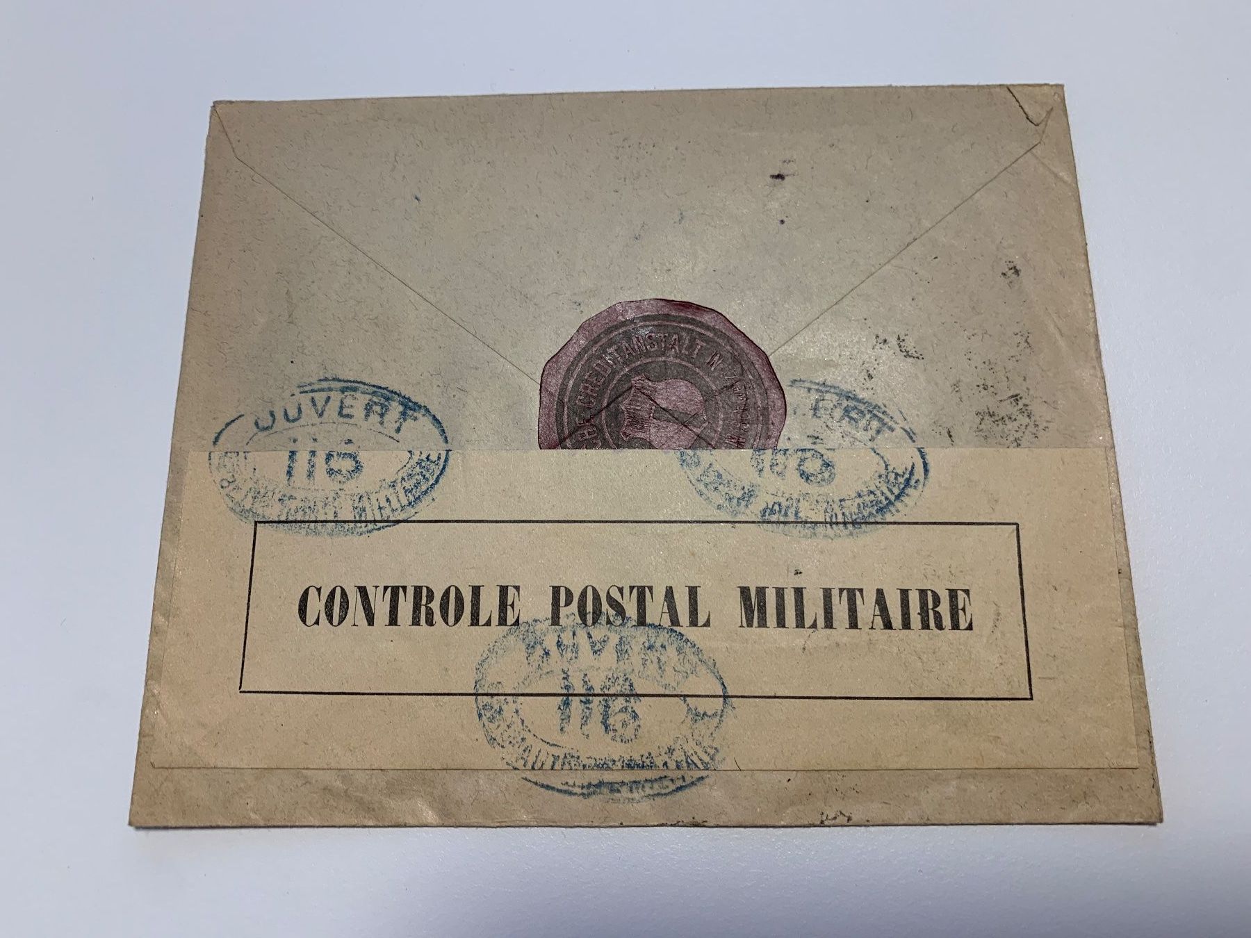 Tutti i francobolli: 2 Briefe nach Paris 22.02.1917 und 25.01.2016 mit Sigel – Usato da Willisau venduto da Repfuesch 1