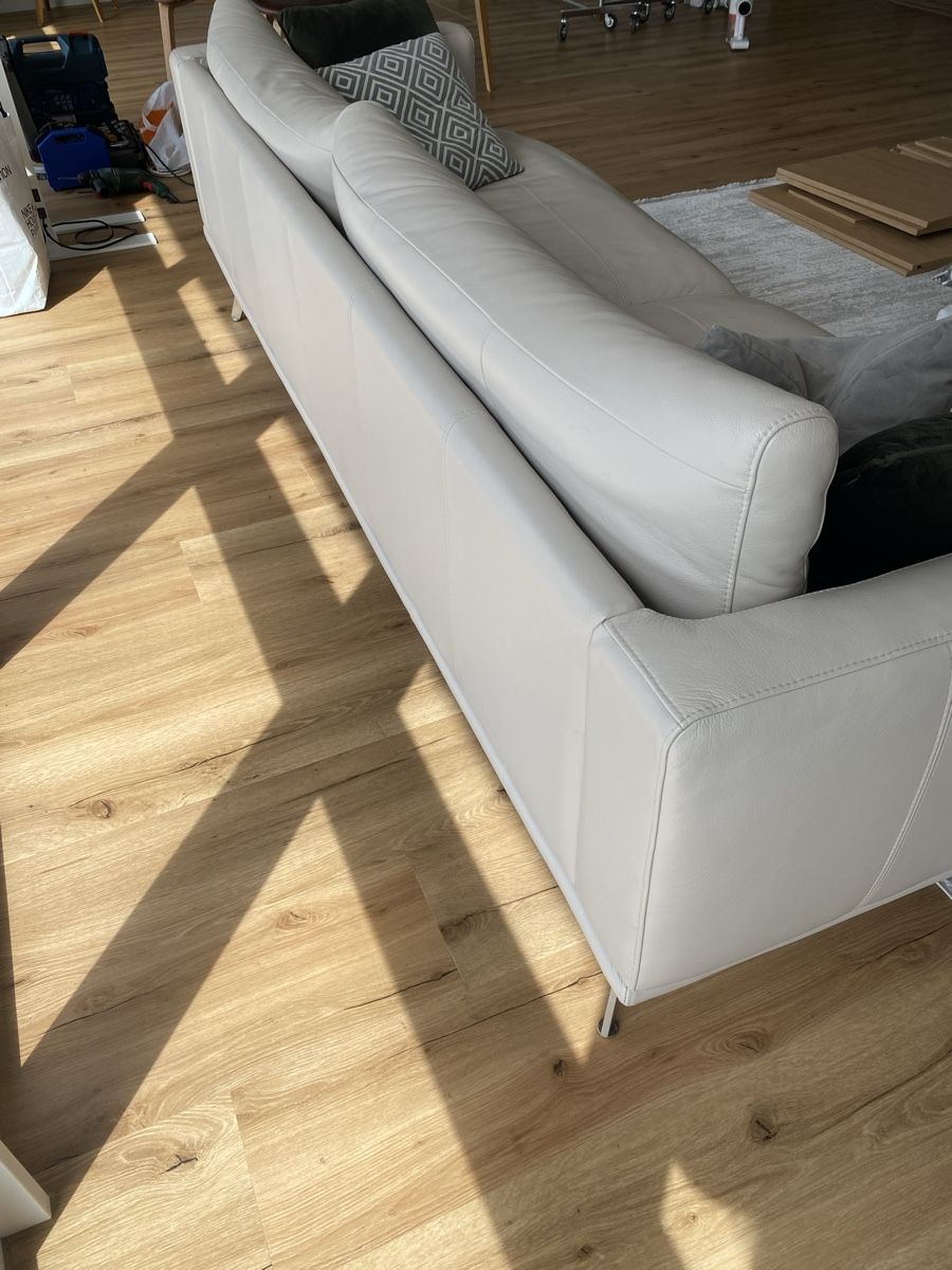 Sofas: Ledersofa in light gray – Gebraucht aus Winterthur von JasonHa 4