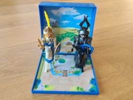 Vintage Playmobil Goldener & Schwarzer Ritter Playmobil Box