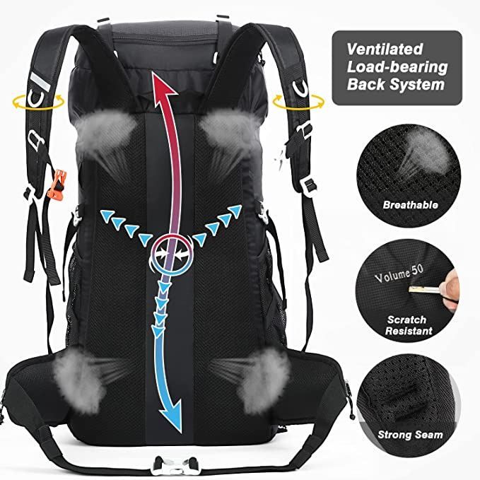 Zaini: Wanderrucksack 50L / 50L Rucksack / Trekkingrucksack – Nuovo e nell'imballaggio originale da Zürich venduto da MueDes 6
