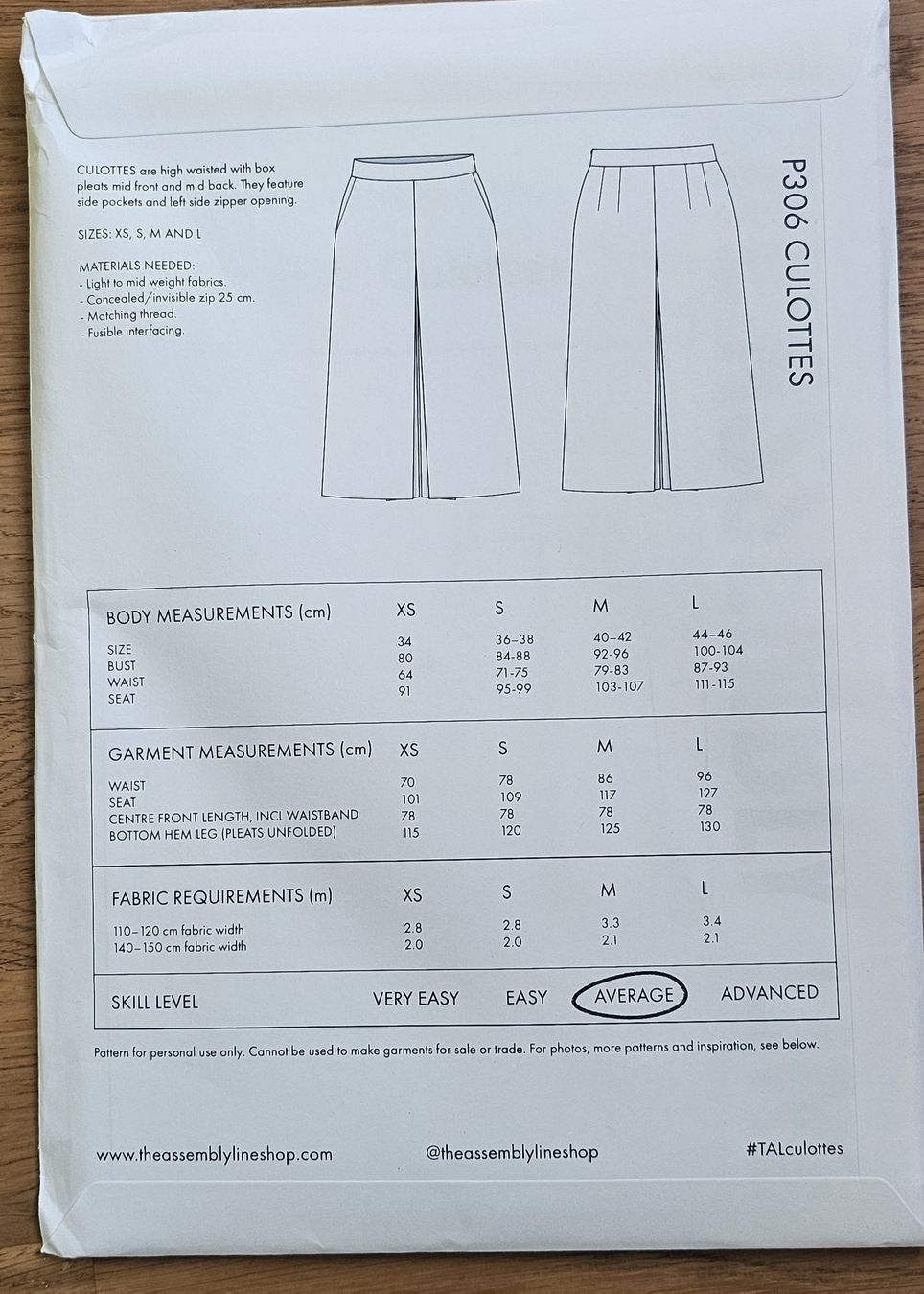 Cartamodelli: TAL Schnittmuster – Nuovo (secondo la descrizione) da Bern venduto da Gate-fizzy 1
