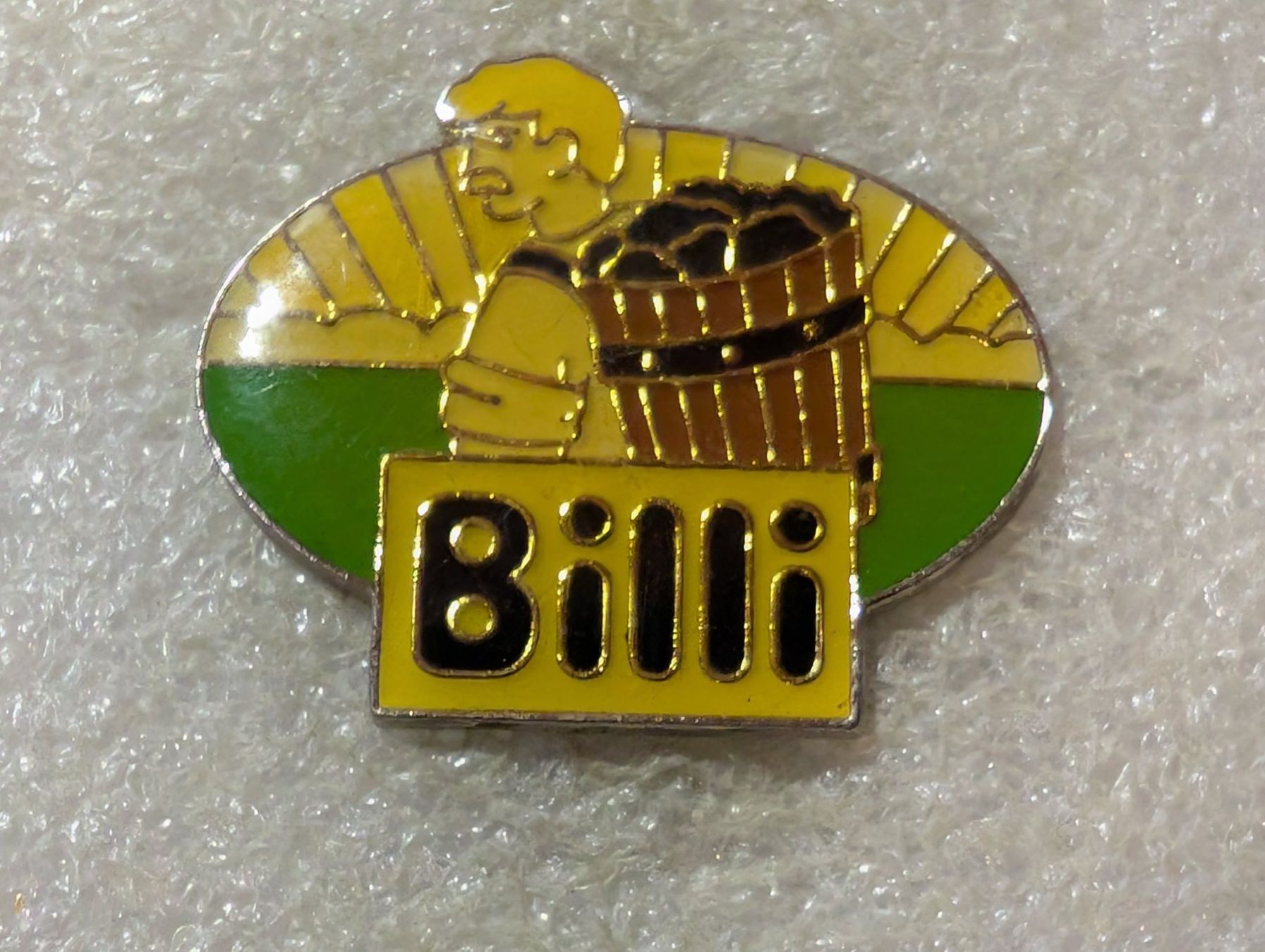 Placchette & Badge: Ansteckpin 171: Billi – Usato da Oppligen venduto da Pin-Fall-Shop