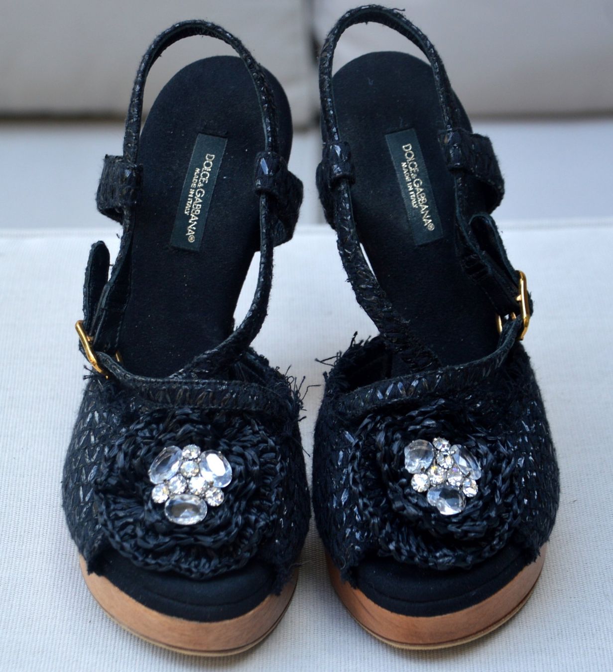 Dolce & Gabbana Scarpe da donna: Sandalen / sandales Dolce & Gabbana .37 – Usato da Collonges venduto da arashee